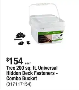 The Home Depot Trex 200 sq. ft. Universal Hidden Deck Fasteners - Combo Bucket offer