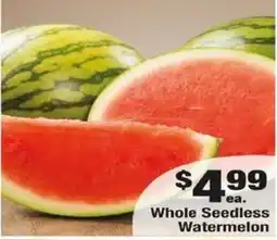 Payless Whole Seedless Watermelon offer