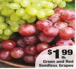 Payless Green and Red Seedless Grapes offer