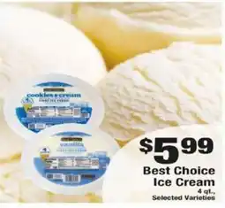 Payless Best Choice Ice Cream offer