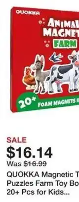 Kohl's Quokka magnetic farm toy box offer