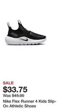 Kohl's Nike Flex Runner 4 Kids Slip-On Athletic Shoes offer
