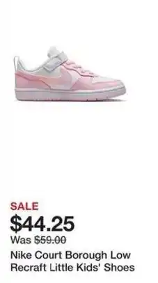 Kohl's Nike Court Borough Low Recraft Little Kids' Shoes offer