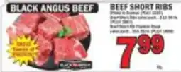 Food Bazaar Black Angus Beef Beef Short Ribs offer