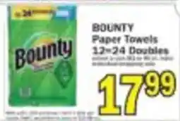 Food Bazaar Bounty paper towels offer