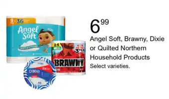 Angel Soft, Brawny, Dixie or Quilted Northern Household Products