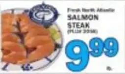 Food Bazaar Fresh North Atlantic Salmon Steak offer
