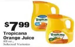 Payless Tropicana orange juice offer