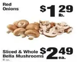 Payless Sliced & Whole Bella Mushrooms offer