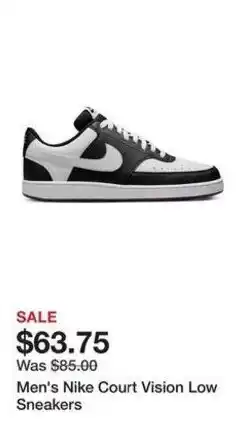 Kohl's Men's Nike Court Vision Low Sneakers offer