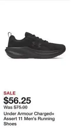 Kohl's Under Armour Charged+ Assert 11 Men's Running Shoes offer