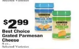 Payless Best Choice Grated Parmesan Cheese offer