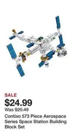 Kohl's Contixo 573 Piece Aerospace Series Space Station Building Block Set offer