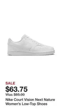 Kohl's Nike Court Vision Next Nature Women's Low-Top Shoes offer