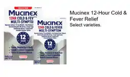 Walgreens Mucinex 12-Hour Cold & Fever Relief offer