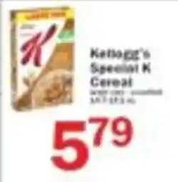 Food Bazaar Kettogg's Special K Cereal offer