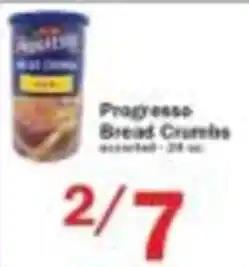 Progresso bread crumbs