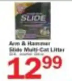 Food Bazaar Arm & Hammer Slide Multi-Cat Litter offer