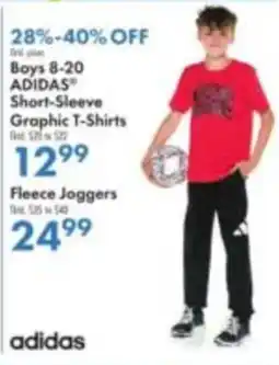 Boscov's Adidas short-sleeve graphic t-shirts offer