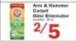 Food Bazaar Arm & Hammer Carpet Odor Eliminator offer