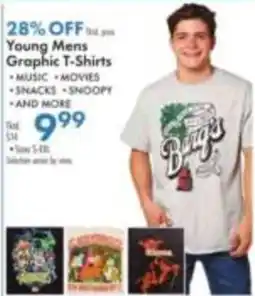 Boscov's Young Mens Graphic T-Shirts offer
