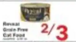 Food Bazaar Reveal Grain Free Cat Food offer