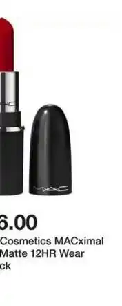Kohl's Mac Cosmetics Macximal Matte 12hr Wear offer