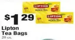 Payless Lipton tea bags offer