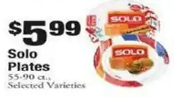 Payless Solo Plates offer