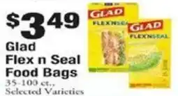 Payless Glad Flex n Seal Food Bags offer