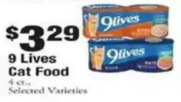 Payless 9 Lives Cat Food offer