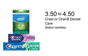 Crest or Oral-B Dental Care