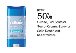 Walgreens Gillette Clearshield deodorant offer