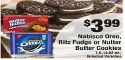 Payless Nabisco Oreo, Ritz Fudge or Nutter Butter Cookies offer