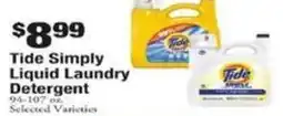 Payless Tide Simply Liquid Laundry Detergent offer