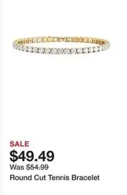 Kohl's Round Cut Tennis Bracelet offer