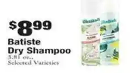 Payless Batiste Dry Shampoo offer