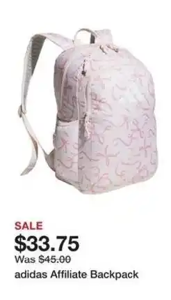 Kohl's adidas affiliate backpack offer