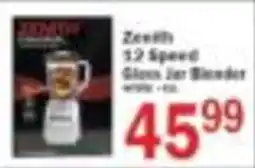 Food Bazaar Zenth 12 Speed Glass Jar Blender offer