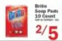 Food Bazaar Brillo Soap Pads offer