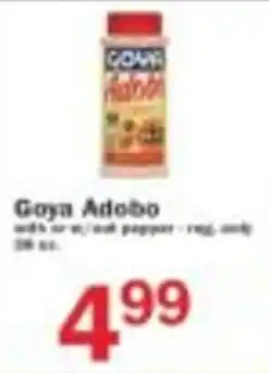 Food Bazaar Goya Adobo offer