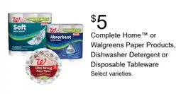 Walgreens Walgreens Paper Products offer