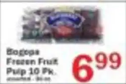 Food Bazaar Bogopa Frozen Fruit Pulp offer