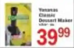 Food Bazaar Yananas Classic Dessert Maker offer