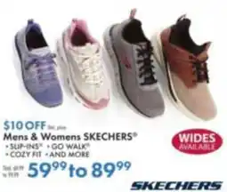 Boscov's Mens & Womens Skechers offer