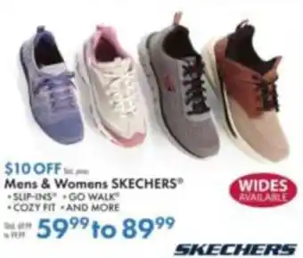 Boscov's Mens & Womens Skechers offer
