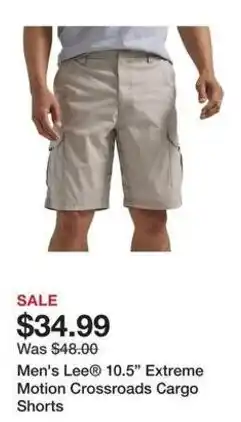 Kohl's Men's Lee® 10.5" Extreme Motion Crossroads Cargo Shorts offer