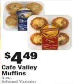 Payless Cafe Valley Muffins offer