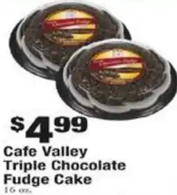 Payless Cafe Valley Triple Chocolate Fudge Cake offer