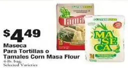 Payless Maseca Para Tortillas o Tamales Corn Masa Flour offer